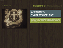Tablet Screenshot of abrahamsinheritance.org